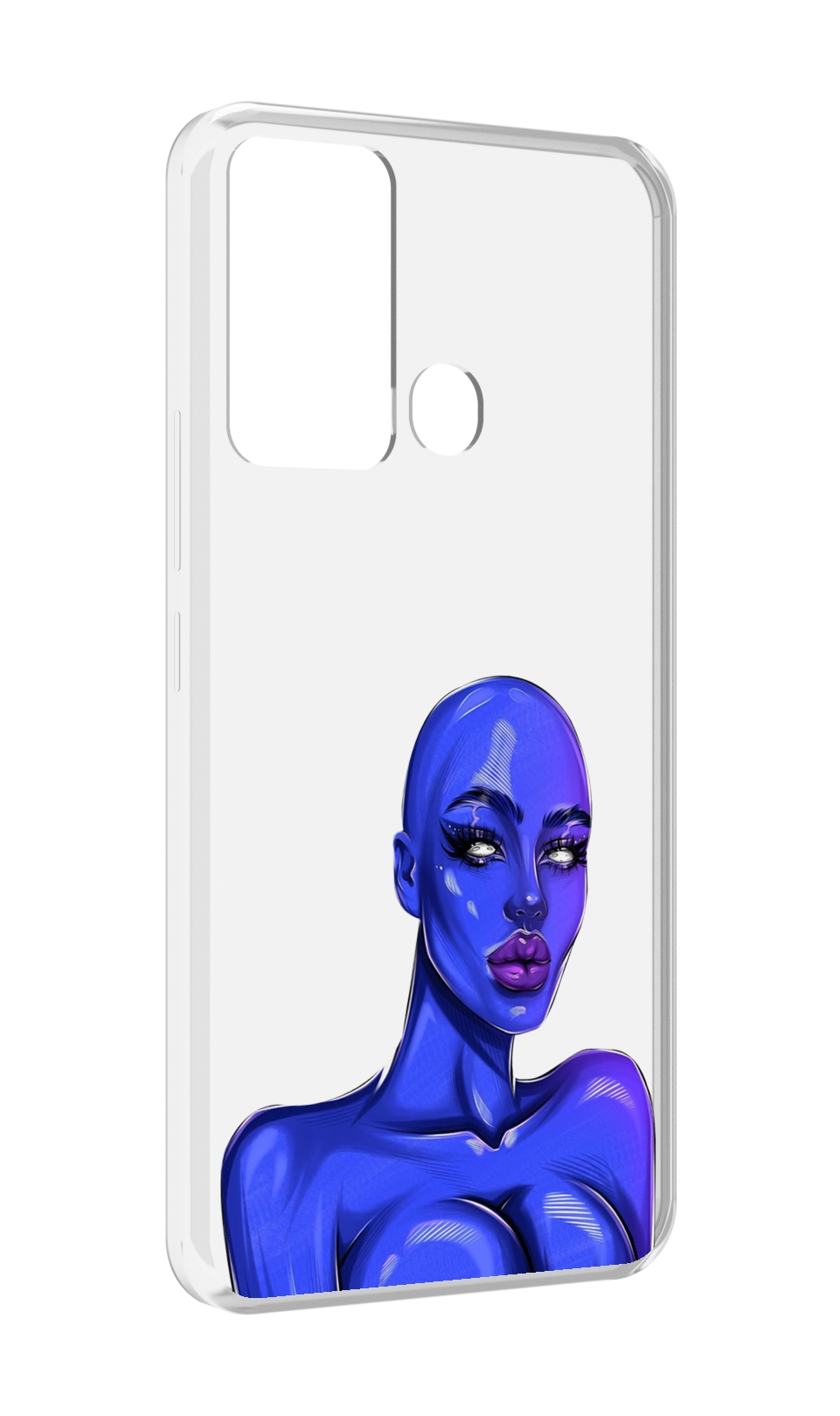 

Чехол MyPads инопланетянка для Infinix Hot 12i, Прозрачный, Tocco