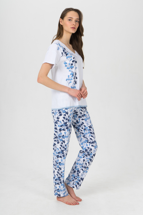 

Пижама женская Mia Cara SS21WJ356 белая 42-44 RU, SS21WJ356