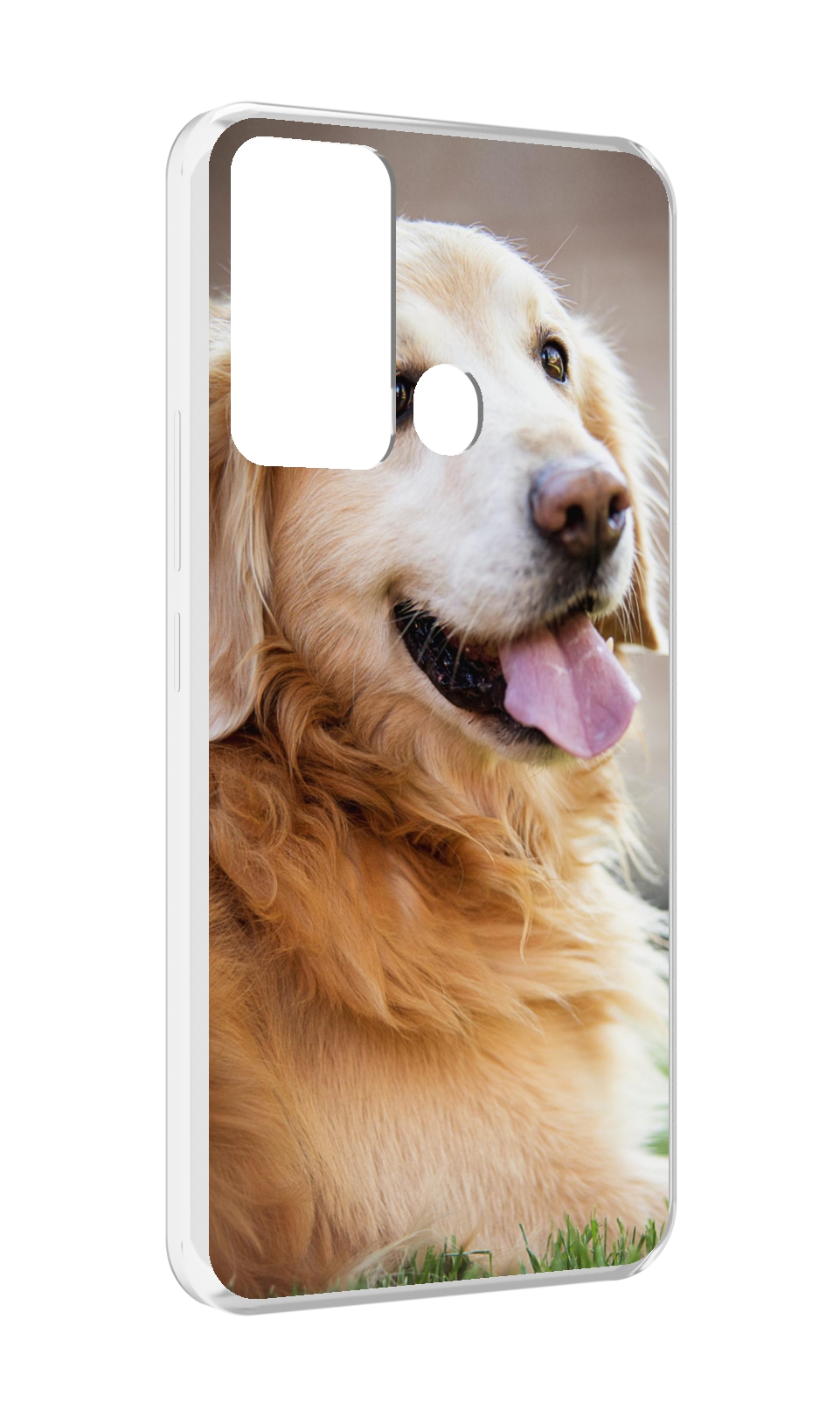 

Чехол MyPads золотистыи ретривер для Infinix Hot 12i, Прозрачный, Tocco