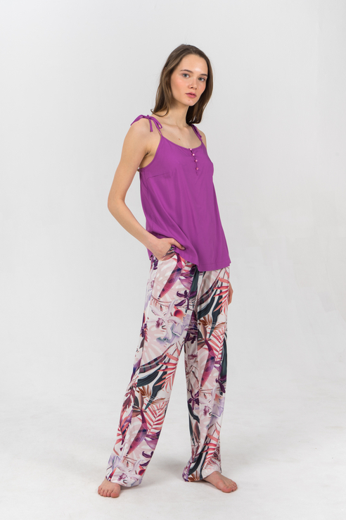 

Пижама женская Mia Cara SS21WW1005A фиолетовая 46-48 RU, SS21WW1005A