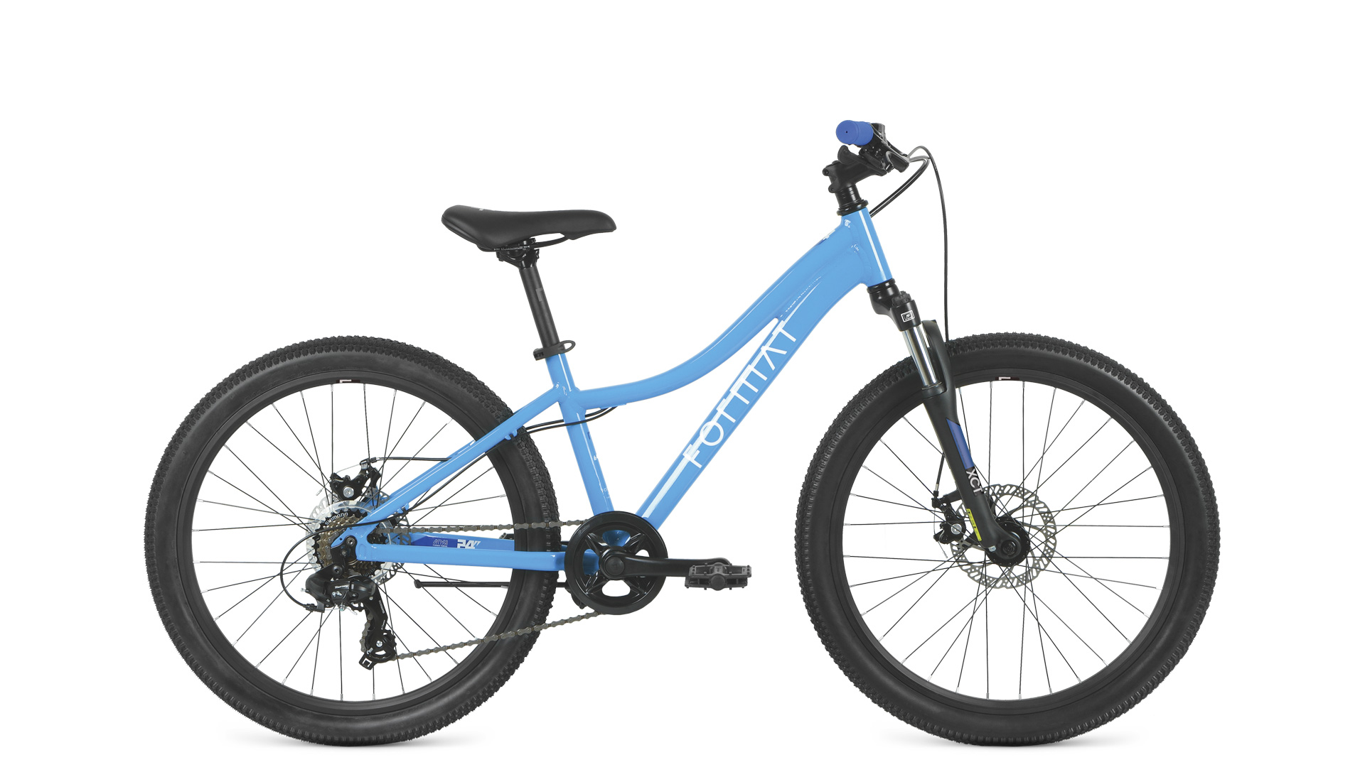 фото Велосипед горный format 6423 24 (24" 7 ск.) 2022, голубой, rbk22fm24494