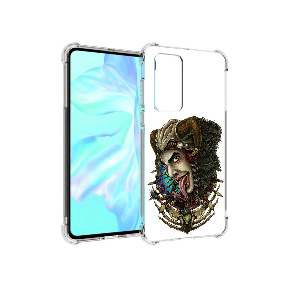 

Чехол MyPads Tocco для Huawei P40 длинный язык, Прозрачный, Tocco