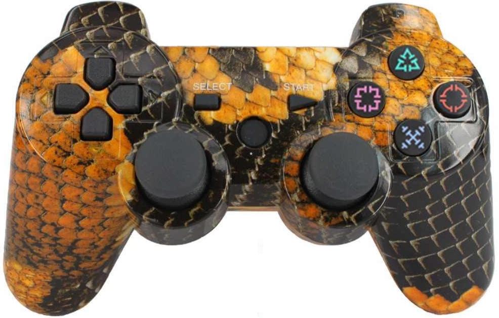 фото Геймпад беспроводной wireless controller (чешуя) (ps3) (oem) nobrand