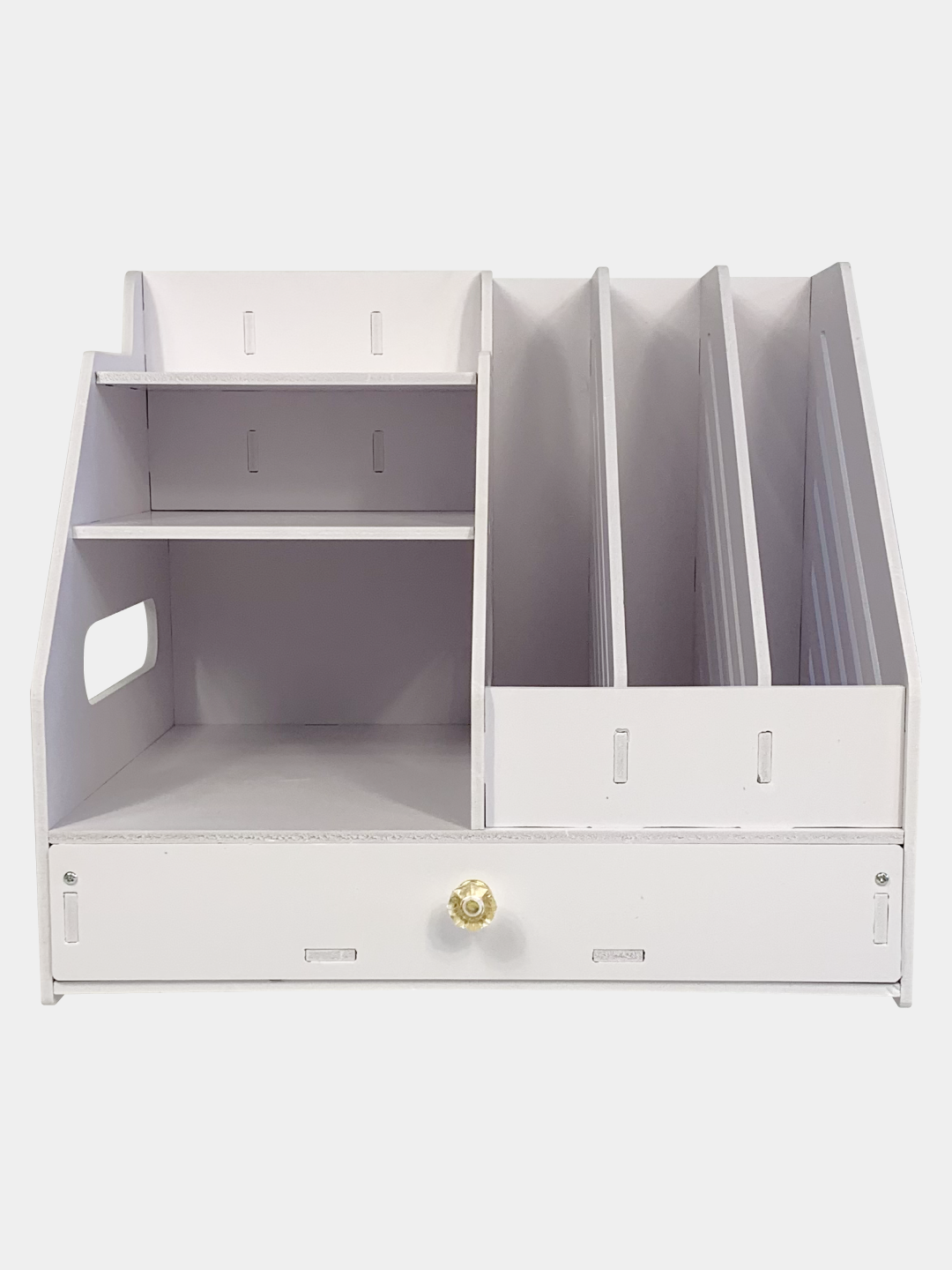 

органайзер для рабочего стола OQQI Hloe-shelf ABS-пластик белый 7 отделений