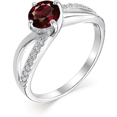 

Кольцо женское АЛЬКОР 01-0009 р.18, 01-0009_00ГР-00