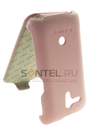 фото Чехол-книжка armor для sony xperia l neo розовый armor case