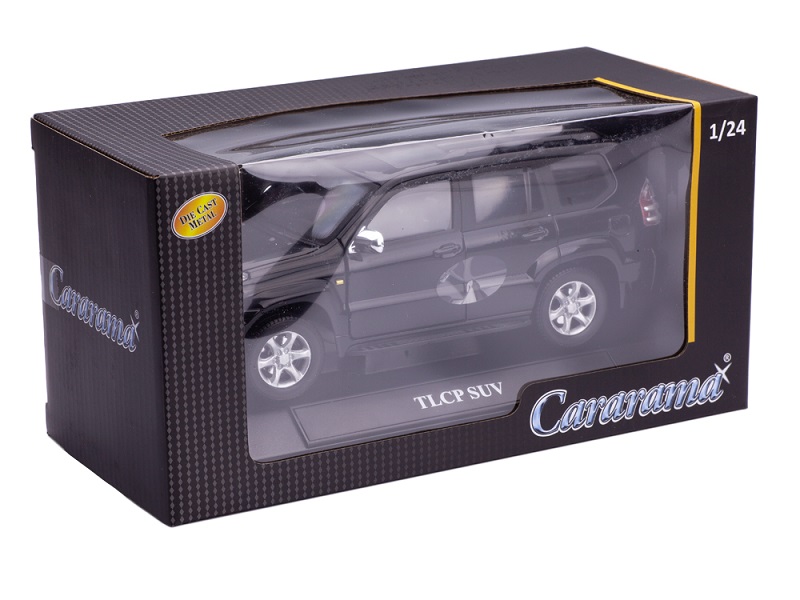 Машинка Cararama Toyota Land Cruiser Prado TLCP SUV черный 124 арт 30192
