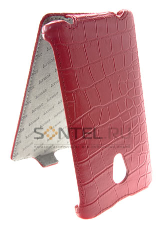 фото Чехол-книжка armor для sony xperia ion крокодил красный armor case