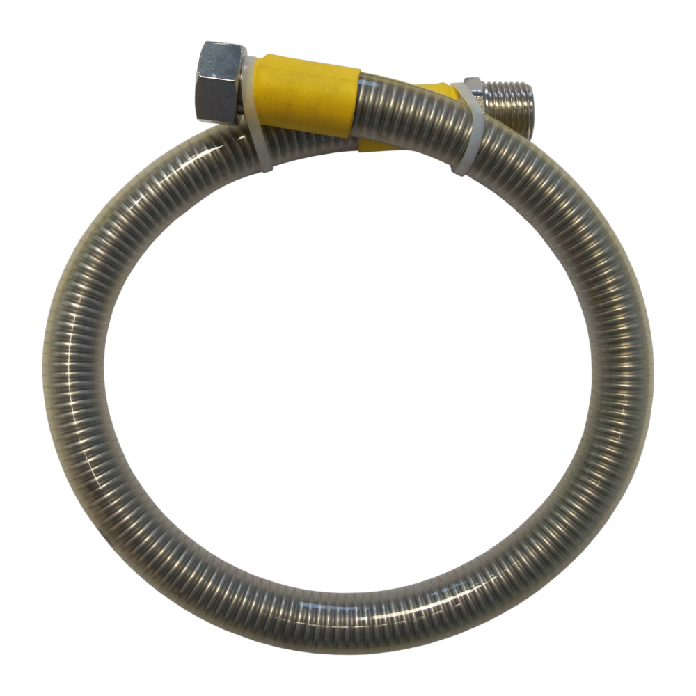 

Сильфон для газа Tuboflex в оплетке ПВХ 1/2" 1,0 м ВР/НР 4829558, Серебристый