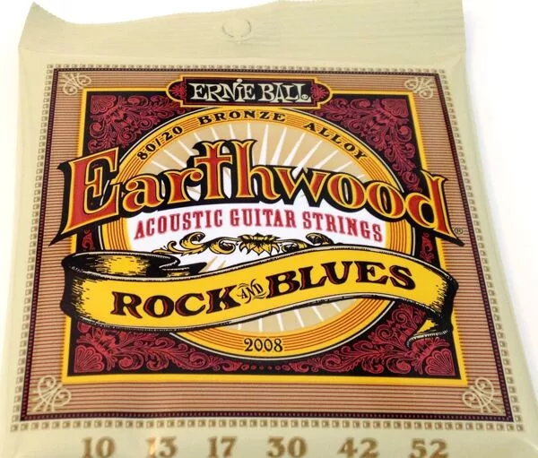 

Ernie Ball 2008 струны для акуст.гитары (10-13-17-30-42-52)