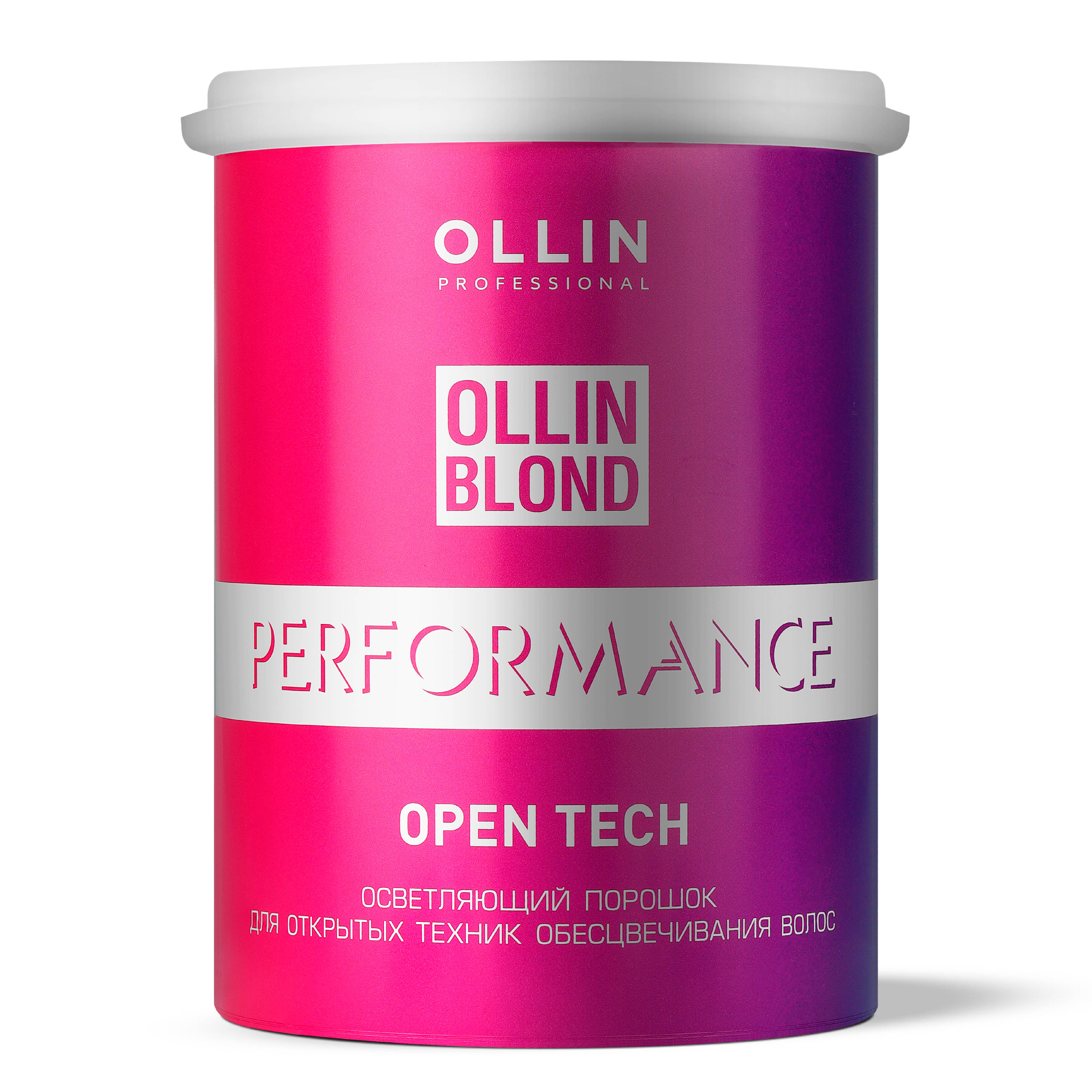 Осветляющий порошок Ollin Professional для открытых техник обесцвечивания волос 500г