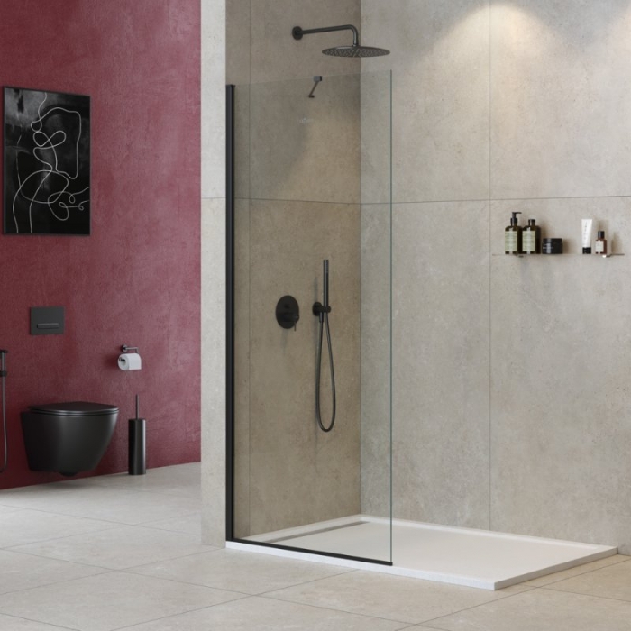 

Душевая перегородка Cezares Liberta L-1-TB-100-C-Nero, LIBERTA-L-1-TB-100-C-NERO