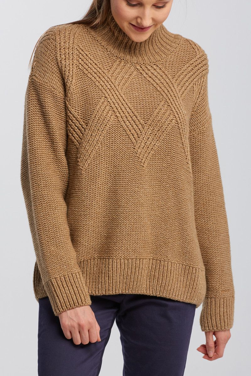 

Свитер женский GANT 4803098 коричневый XL, 4803098