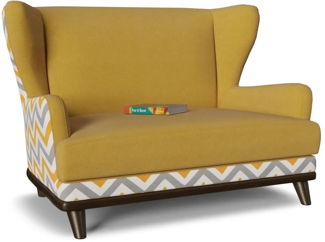 

Диван прямой Smart Оскар (Ритм) ZigZag Yellow ZigZag Yellow, Оскар (Ритм) ZigZag Yellow