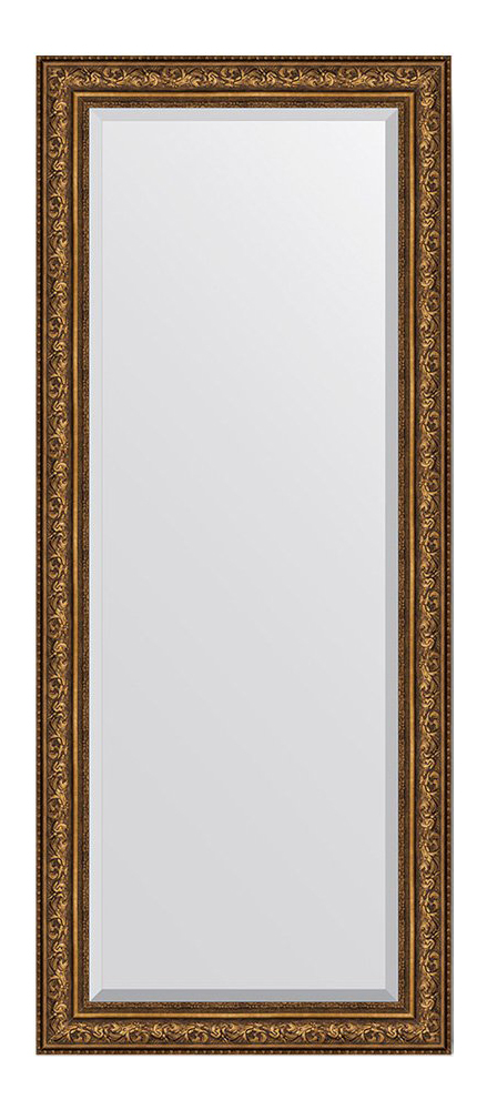 Зеркало с фацетом напольное в раме EVOFORM Виньетка состаренная бронза 109 мм