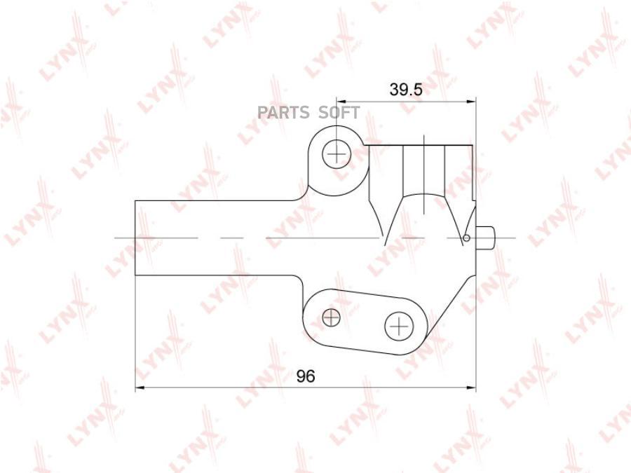 

LYNXAUTO PT-1035 Натяжитель ГРМ HYUNDAI/KIA STAREX/SANTA FE/SORENTO 2.0/2.4 1997 = 1шт