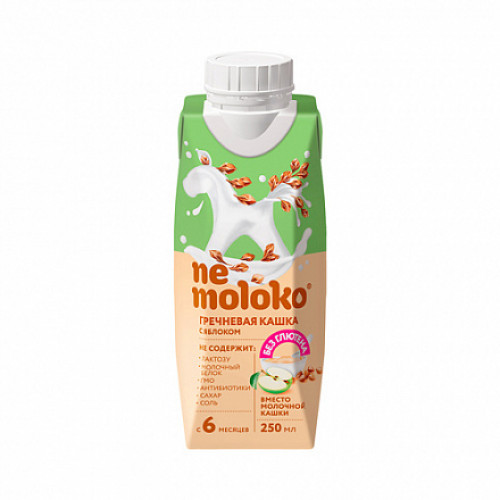

Каша гречневая безмолочная с яблоком Nemoloko 250 мл