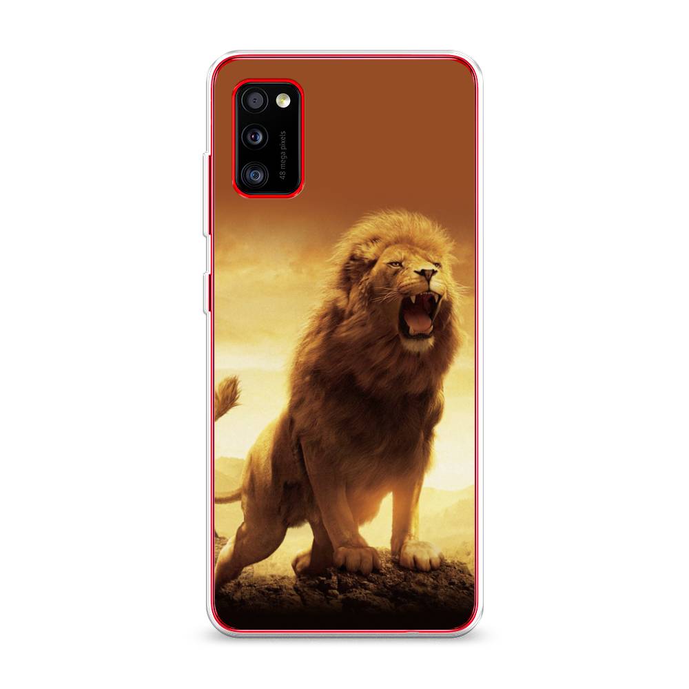 

Чехол на Samsung Galaxy A41 "Львиный рык", Коричневый;желтый;оранжевый, 2100450-1