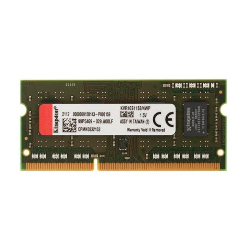 

Оперативная память Kingston KVR16S11S8/4WP DDR3 4GB, ValueRAM