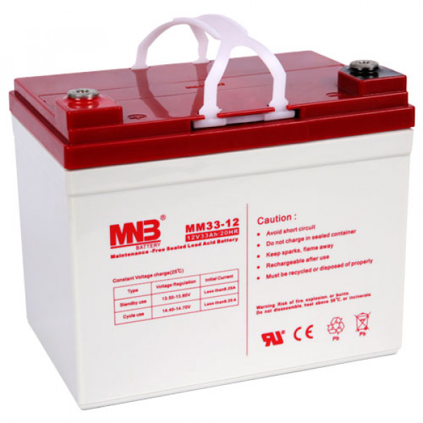 

Аккумулятор для ИБП MNB BATTERY MM 33-12, MM 33-12