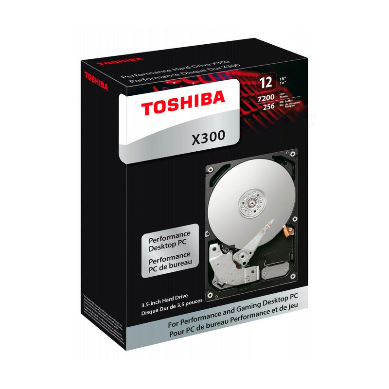 фото Внутренний hdd диск toshiba x300 12tb (hdwr21cezsta)