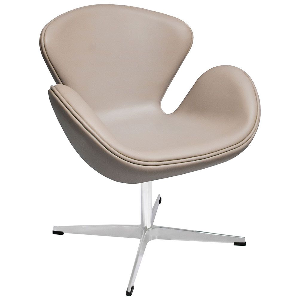 

Кресло BRADEXHOME SWAN CHAIR Латте (прессованная кожа), SWAN CHAIR