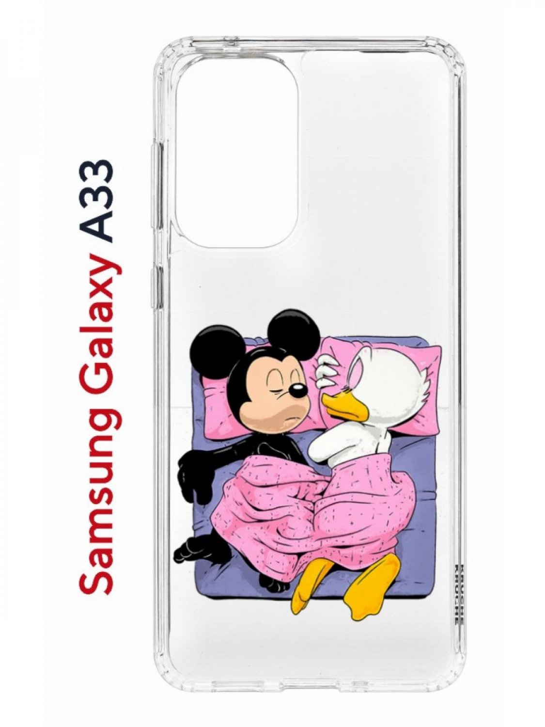 Чехол на Samsung A33 Kruche Print This is life, противоударный бампер, с защитой камеры