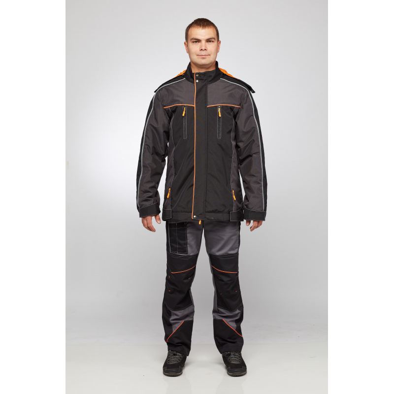 

Куртка рабочая NoBrand 1187629 серый 48-50, 170-176