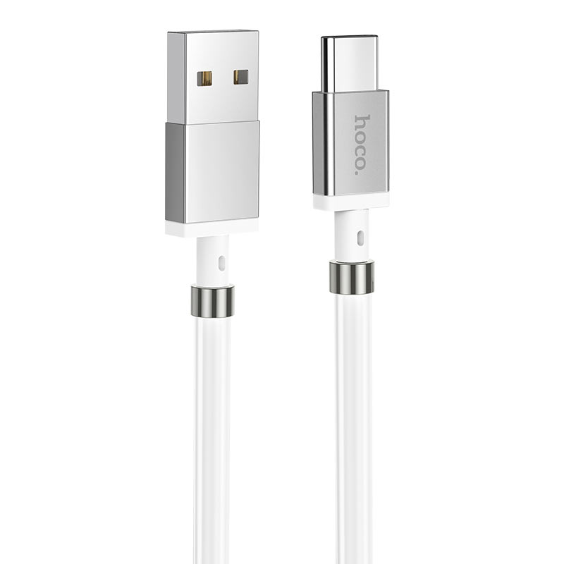 

Кабель Hoco U91 USB - Type-C Magic Magnetic Charging силикон 3A, 1 м, белый, 0749