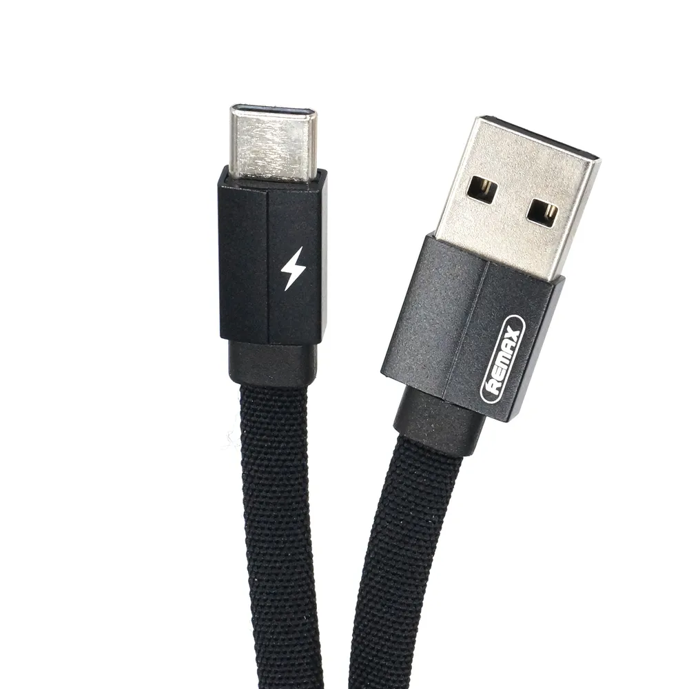 

Кабель Remax RC094a USB - USB Type-C 2.1А, 1 м, черный, 4604