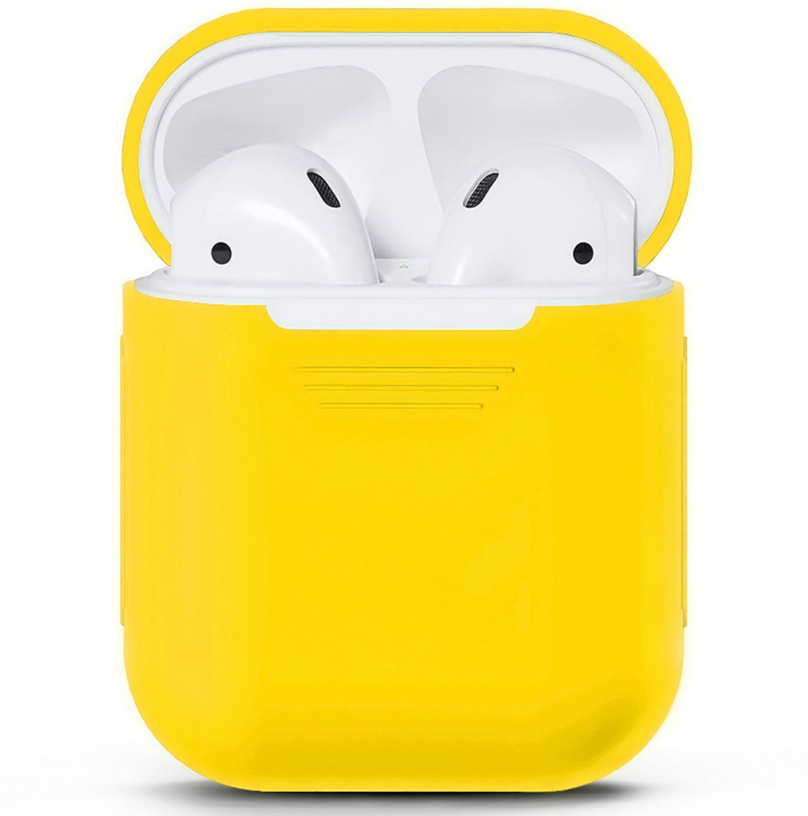 

Чехол Silicone Case для AirPods силиконовый (желтый), 728