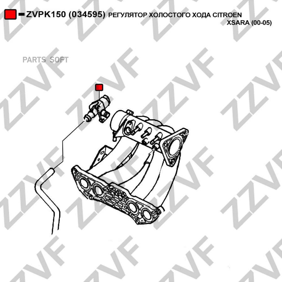 

Регулятор Холостого Хода Citroen Xsara 00-05 1Шт ZZVF ZVPK150