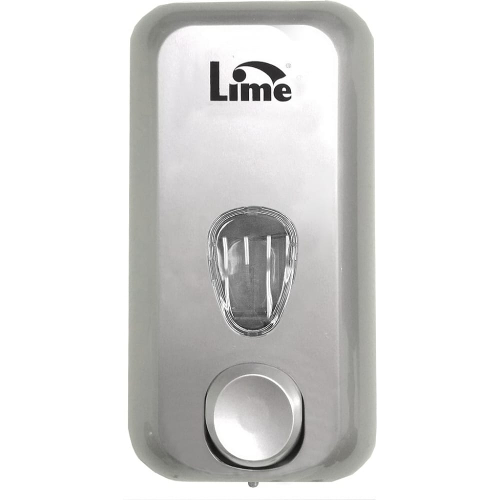 Дозатор для жидкого мыла LIME 1л, заливной, серый, 973001