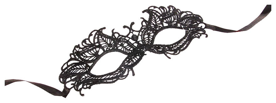фото Черная ажурная текстильная маска эмилия bior toys