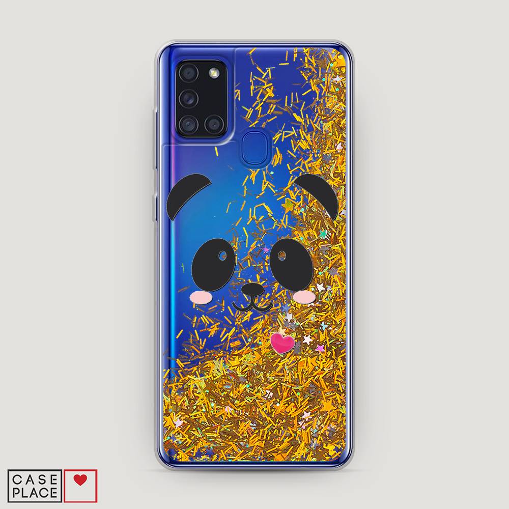 

Чехол Awog на Samsung Galaxy A21s / Самсунг A21s "Влюбленный панда контур", Разноцветный, 2100290-1