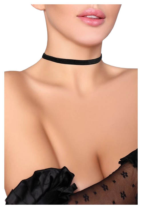 

Бархатный чокер на шею Livia Corsetti черный