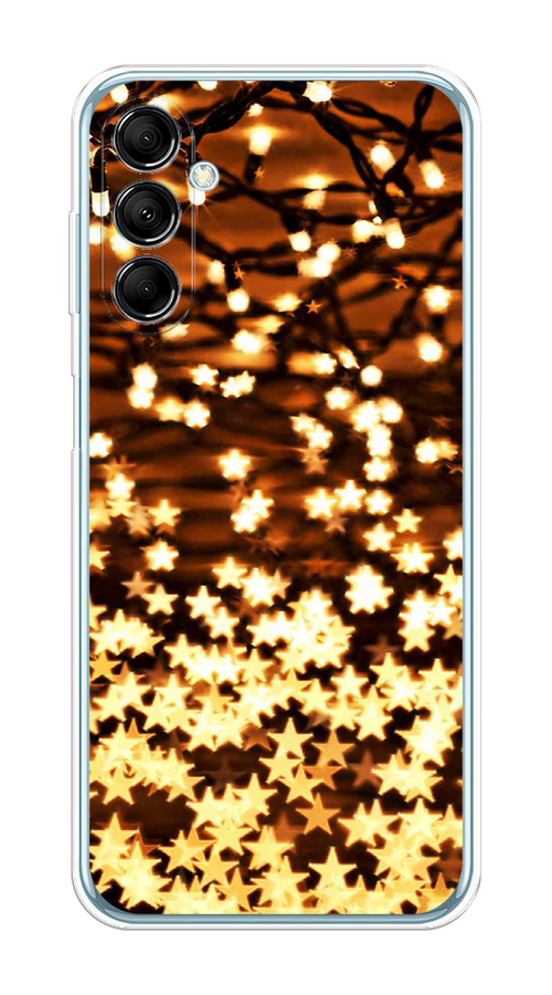 

Чехол на Samsung Galaxy M14 5G "Новогодняя гирлянда", Золотистый, 2108150-5