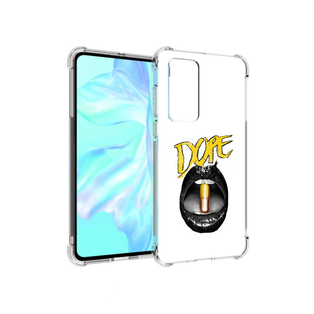 

Чехол MyPads Tocco для Huawei P40 губы, Прозрачный, Tocco