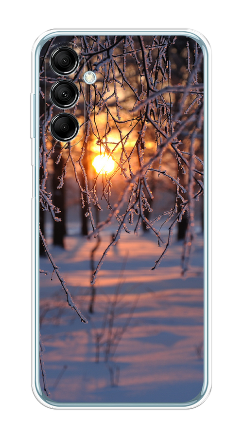 

Чехол на Samsung Galaxy M14 5G "Зима 7", Оранжевый;розовый;черный, 2108150-2