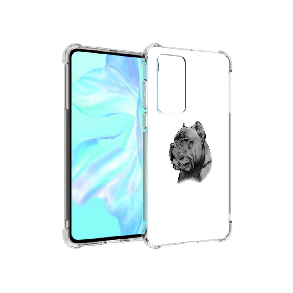 

Чехол MyPads Tocco для Huawei P40 грозный бульдог, Прозрачный, Tocco