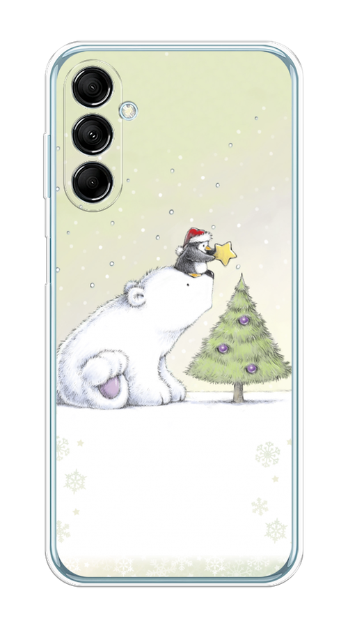 

Чехол на Samsung Galaxy M14 5G "Украшение елки", Белый;бежевый, 2108150-5