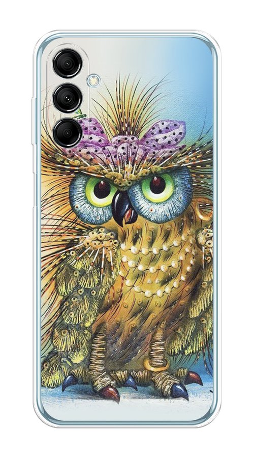 

Чехол на Samsung Galaxy M14 5G "Модная сова", Коричневый;голубой, 2108150-1