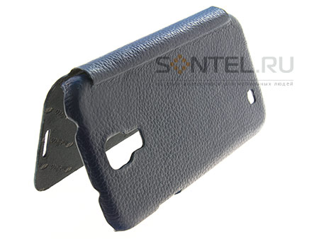 

чехол-книжка Melkco Premium Face Cover Book Type для Samsung Galaxy i9500 S4 синий