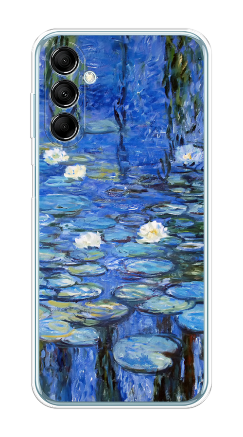 

Чехол на Samsung Galaxy M14 5G "Нарисованный пруд", Синий;зеленый, 2108150-4