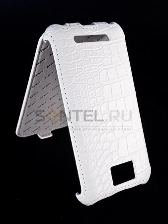 фото Чехол-книжка armor для samsung i8750 ativ s крокодил белый armor case