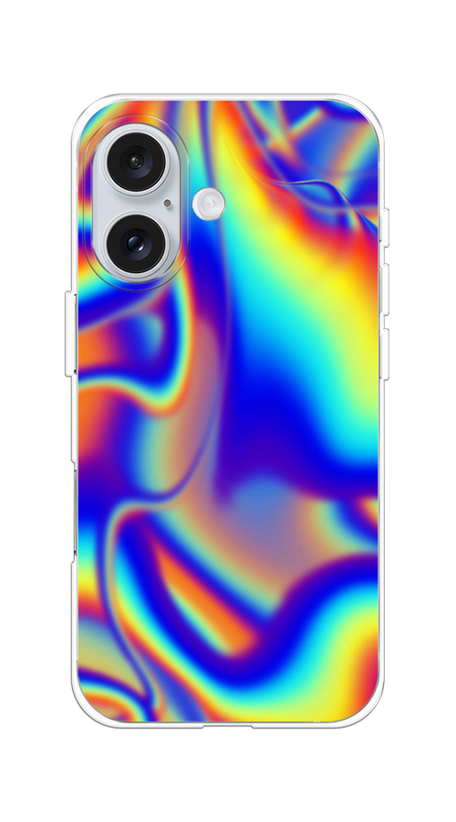 

Чехол на Apple iPhone 16 "Яркая голограмма", Разноцветный, 16050-1