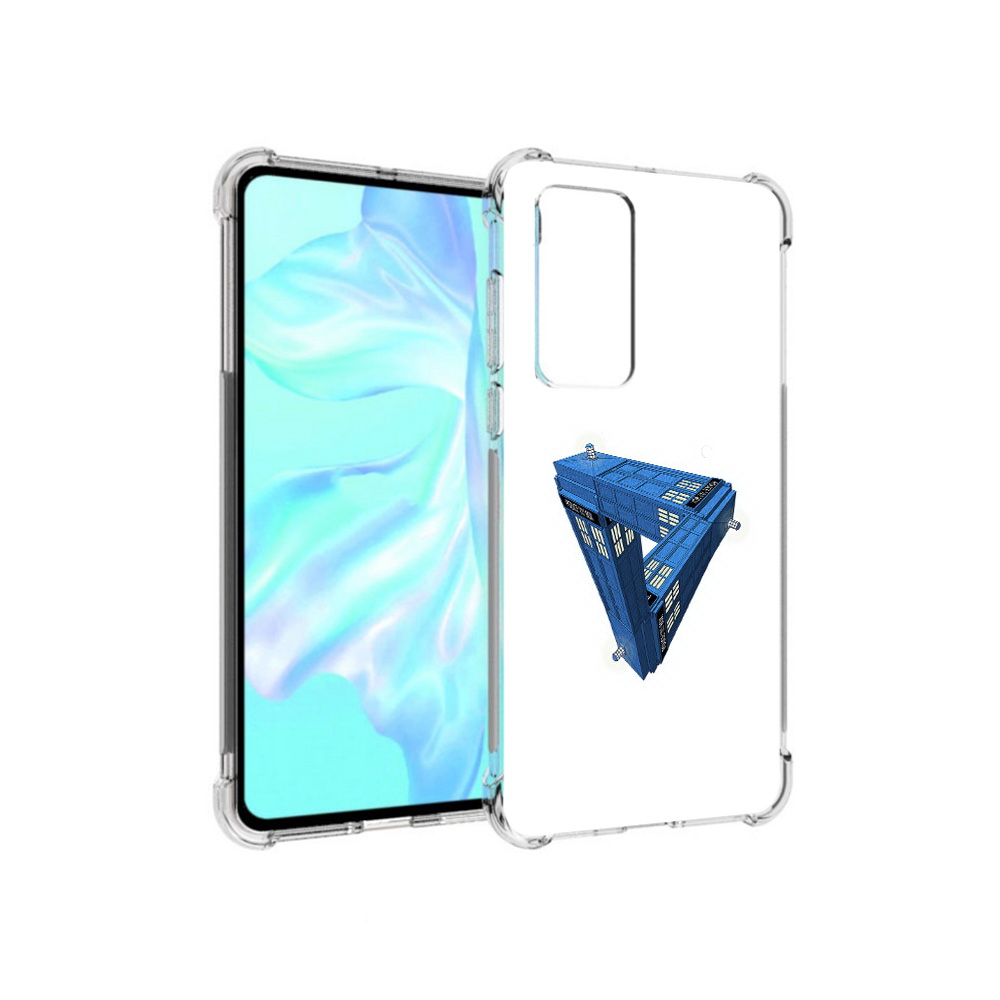 

Чехол MyPads Tocco для Huawei P40 головолока абстракция, Прозрачный, Tocco