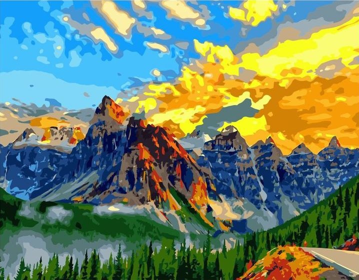 

Картина по номерам, холст на подрамнике Colibri, 40x50см, артикул VA-2544, VA-2544