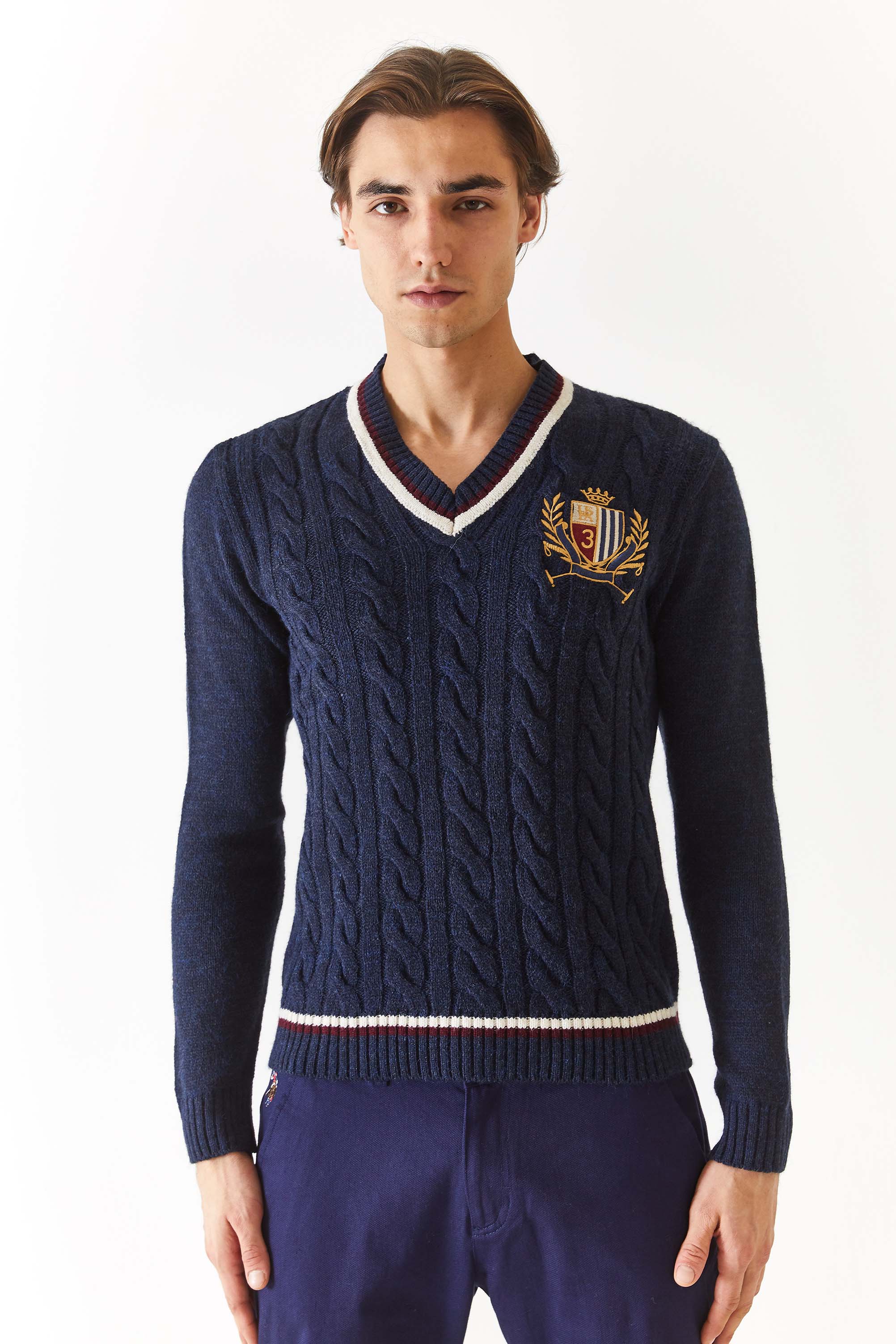 

Пуловер мужской U.S. POLO Assn. G081SZ0TK0RULEX синий S, G081SZ0TK0RULEX