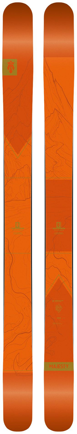 фото Горные лыжи majesty 2021-22 superior orange (см:186)